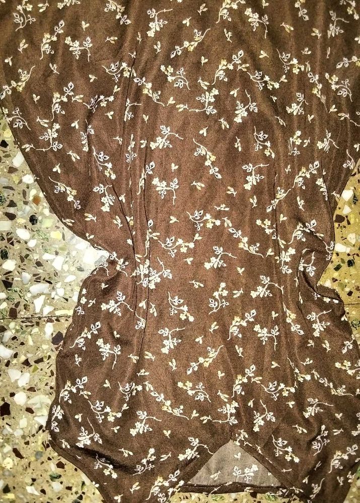 Floral Brown Dress