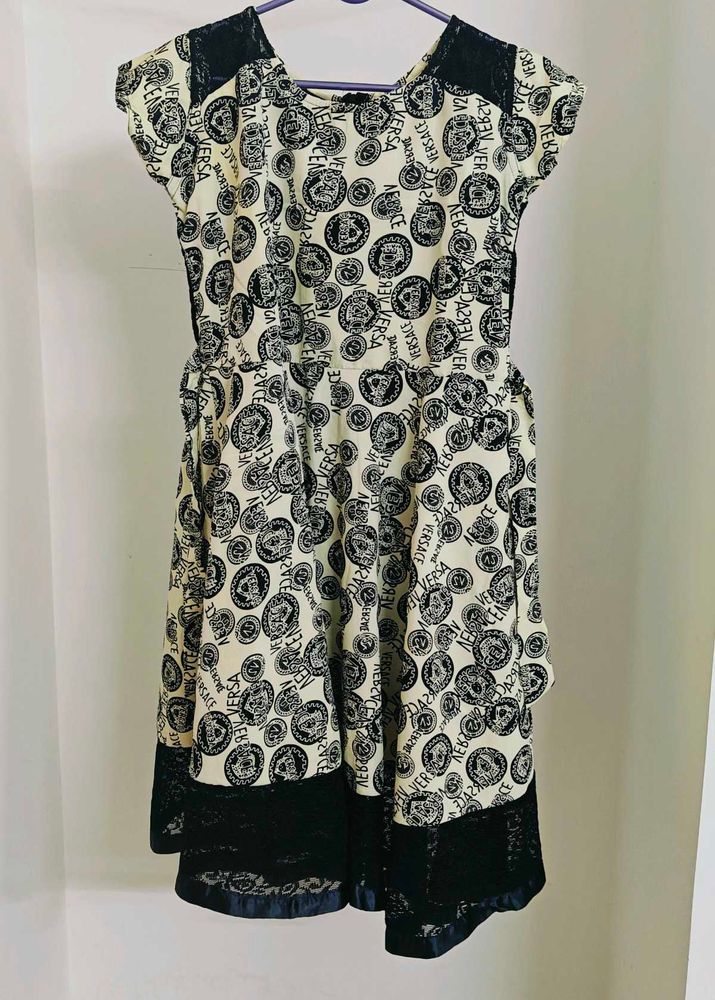 Black Net End Dress