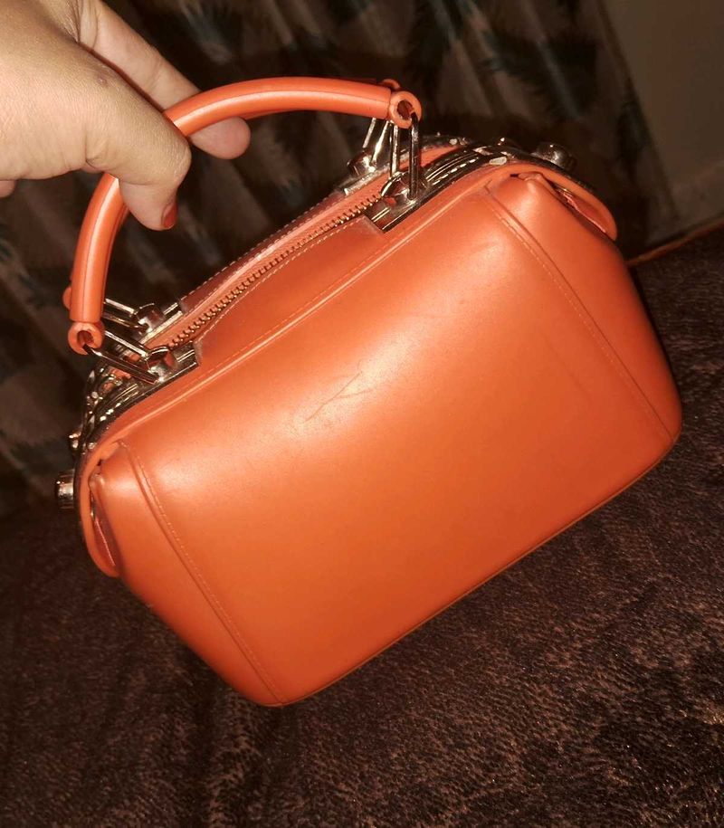 Orange Beautiful Handbag