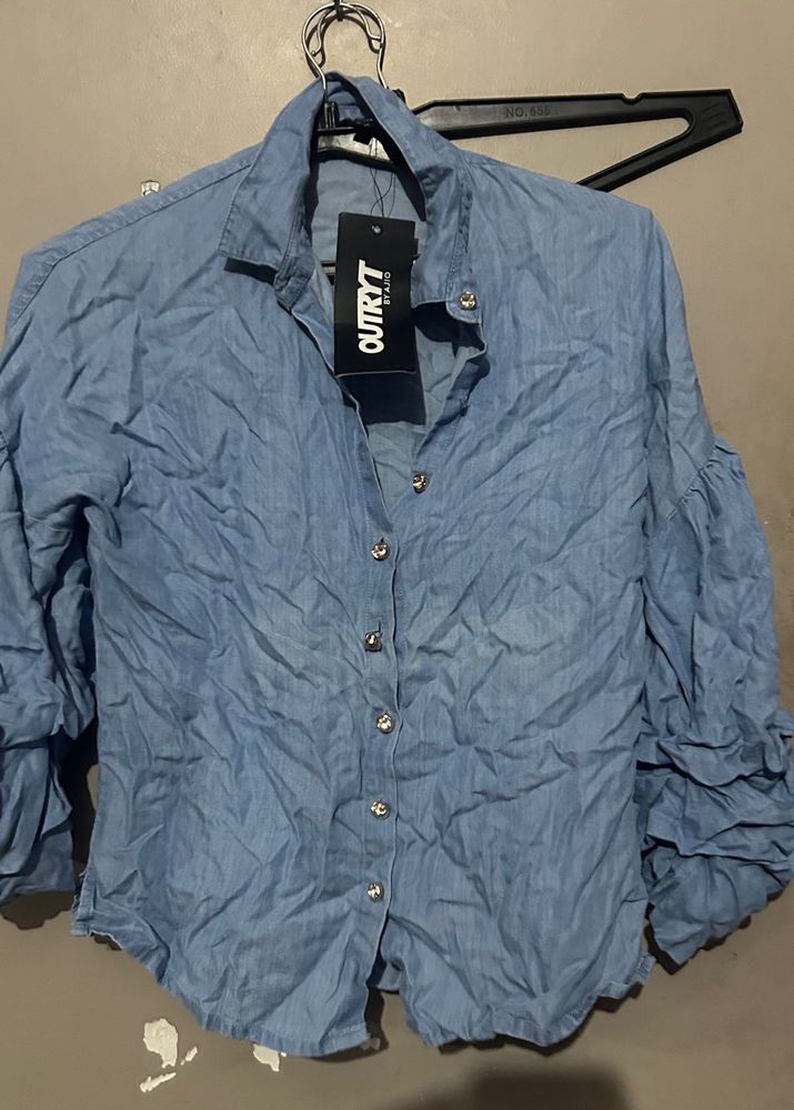 Outryt BY AJIO Stylish Denim Top