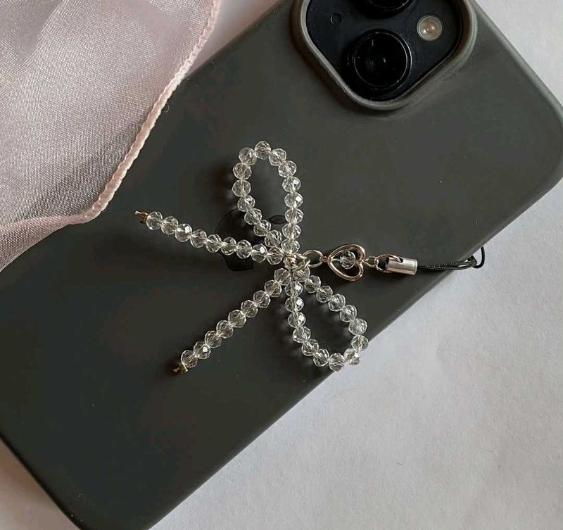 Beaded Crystal Phone Charms