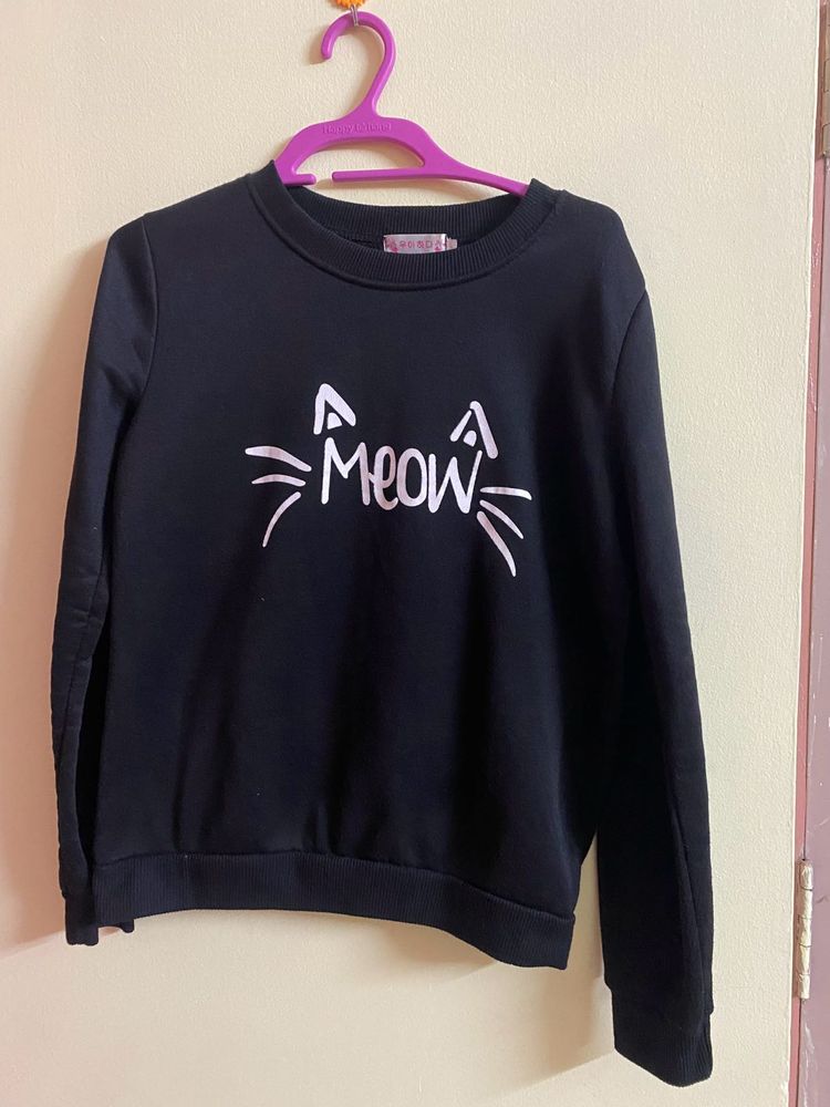 Sweat Shirt Black - L Size