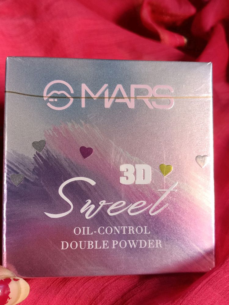 MARS 3D Sweet Oil Control Double Powder
