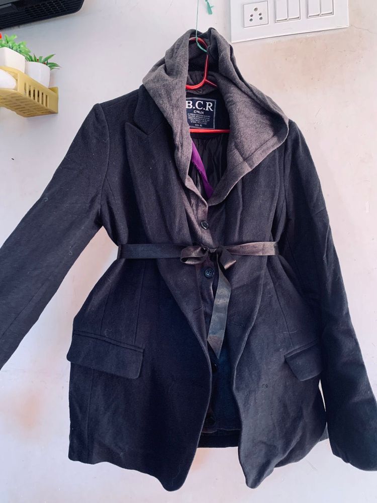 Stylish B.C.R Hooded Coat