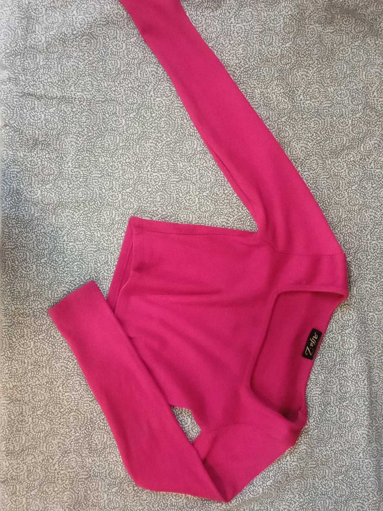 Z-line Pink Long Sleeve Top