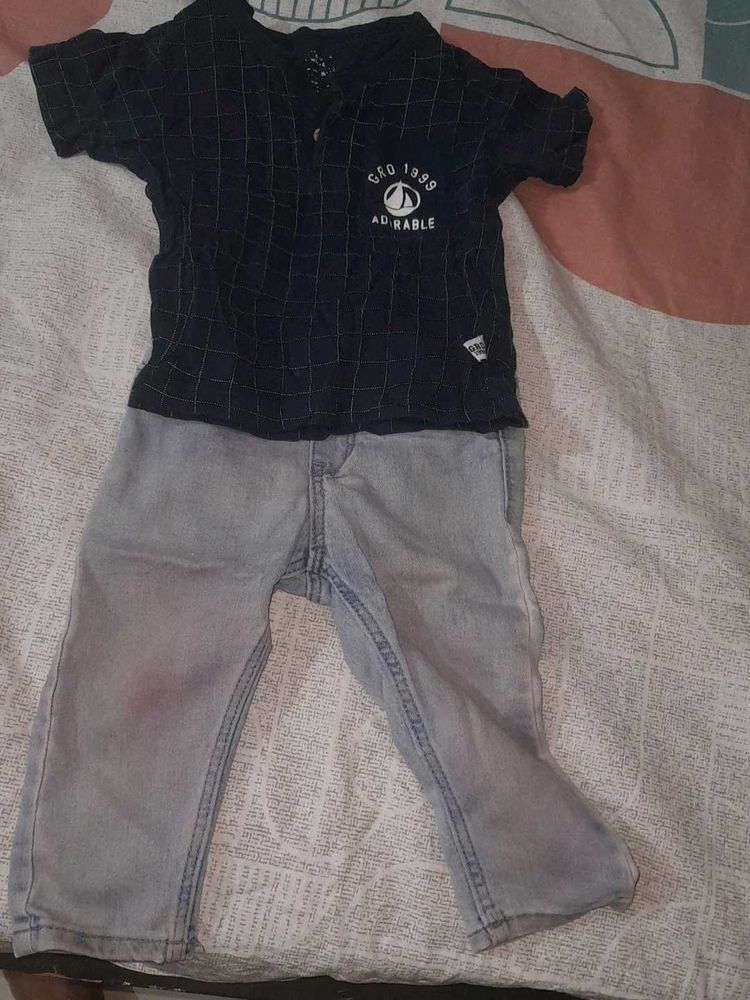 Sale Set Of Tshirt And Jeans