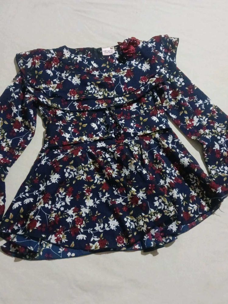 Floral Long Sleeve Top