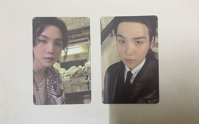 BTS SUGA PHOTOCARDS