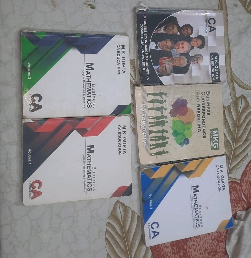 CA FOUNDATION BOOKS..