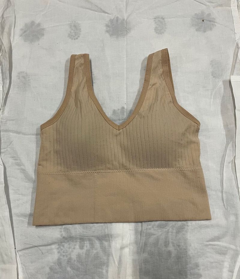 Comfortable Beige Bra