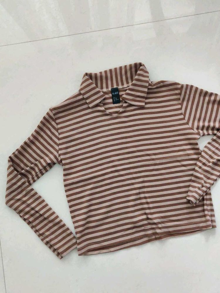 Striped Long Sleeve Top