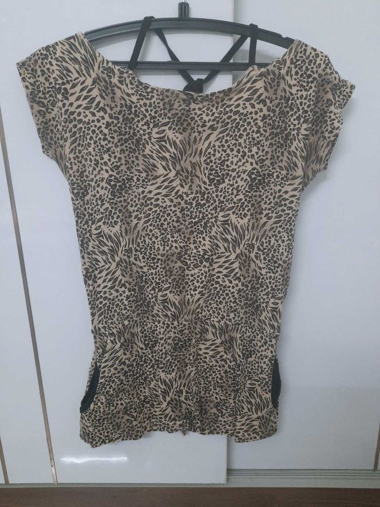 Animal Print Top