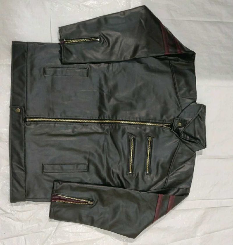 Black Biker Jacket 2