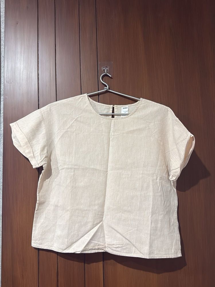 Cotton Crop Top Half Sleeves