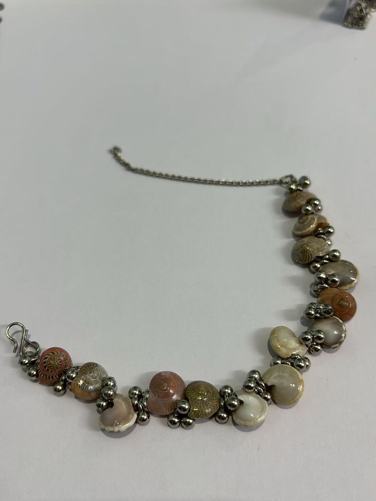 Shells and Beads Anklet or Bracelet