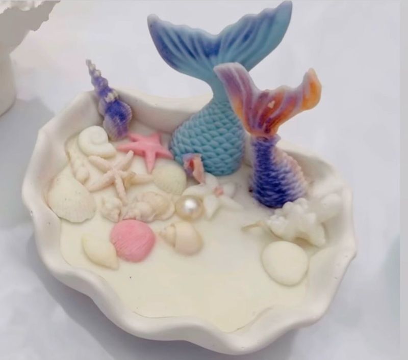 Mermaid Tail Candle
