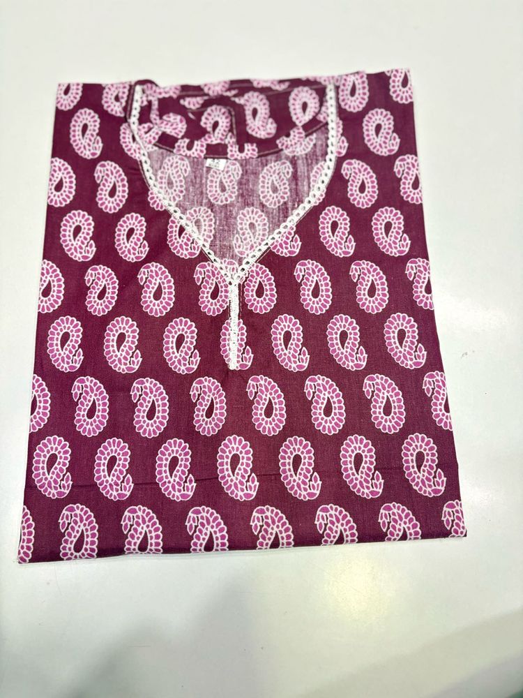 cotton short kurtis fix rate