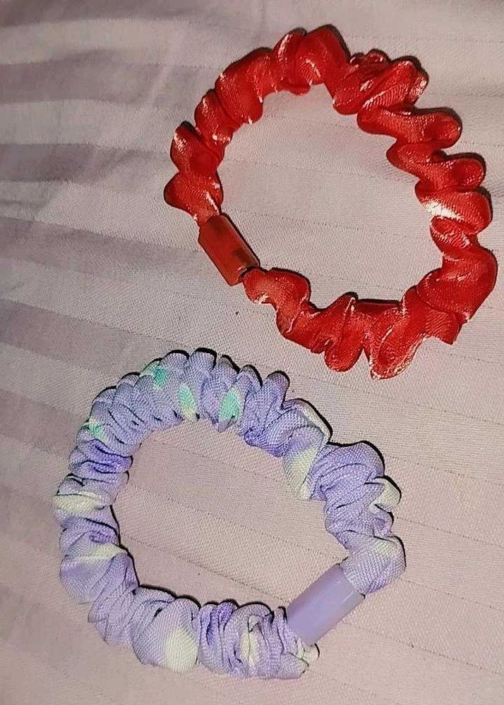 Stylish Hair Scrunchies - Set of 2