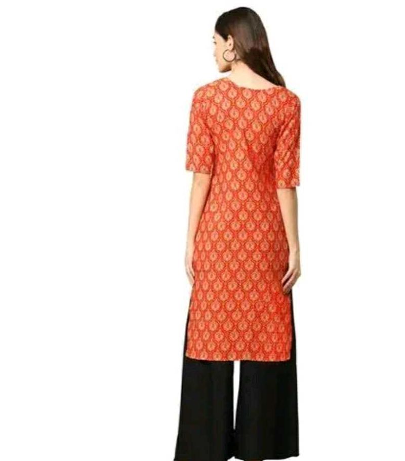 Polyester/Crepe Fabric Stylish Women&#39;s Kurti