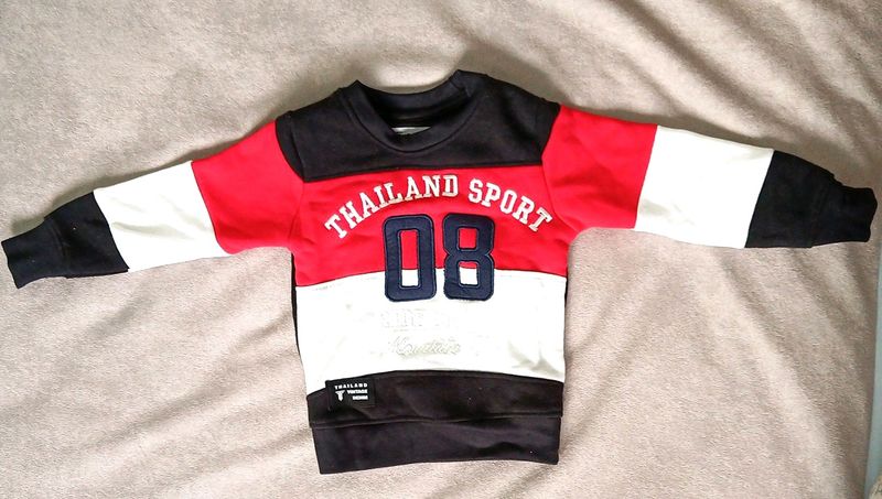 Thailand Junior, Brand New, Full Sleeves, Boys Tshirt/Pullover
