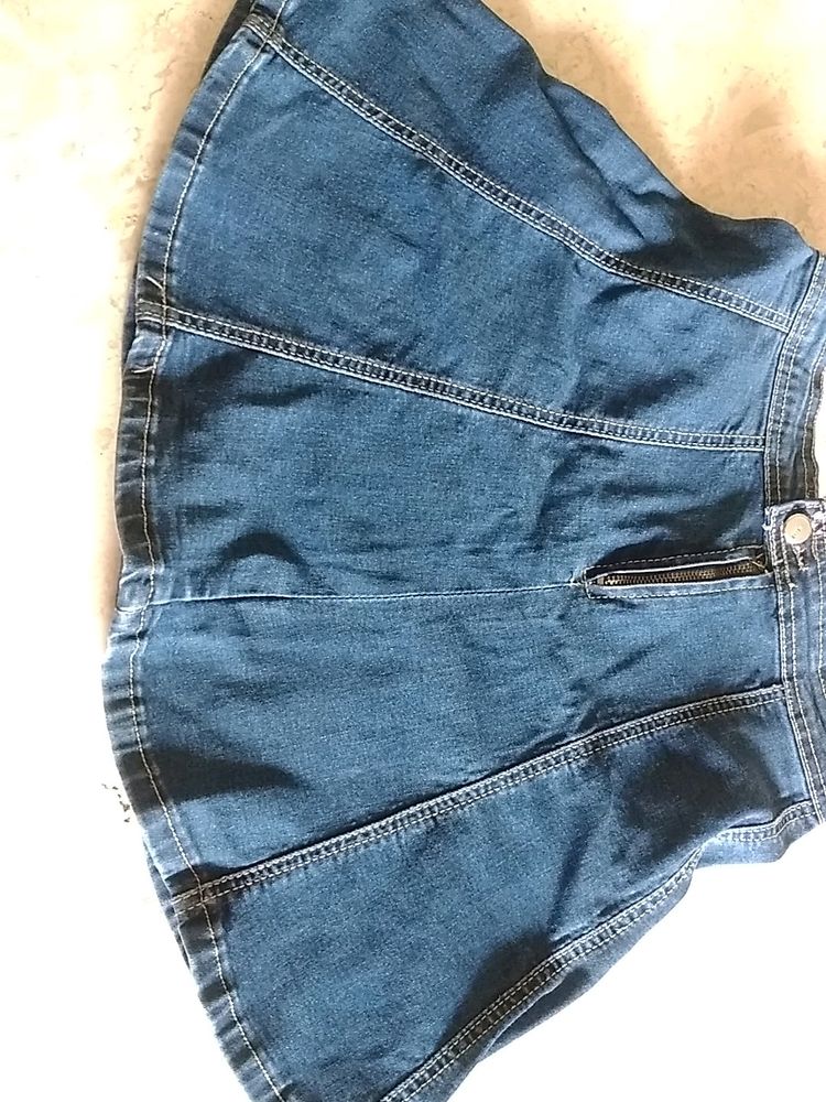 Denim  Skirt