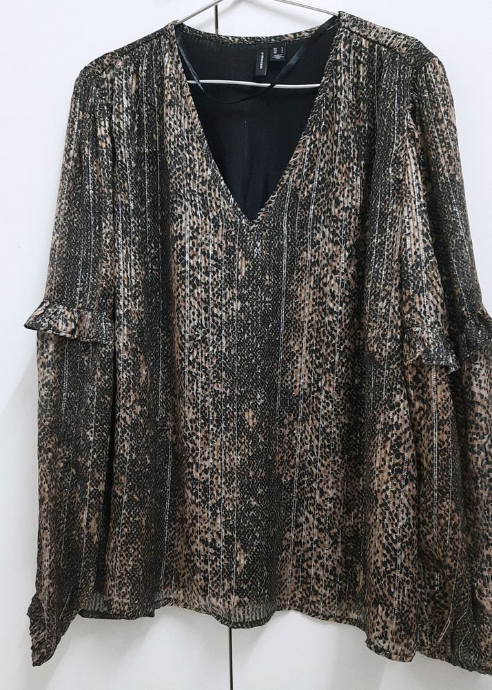Animal Print Top New Unused