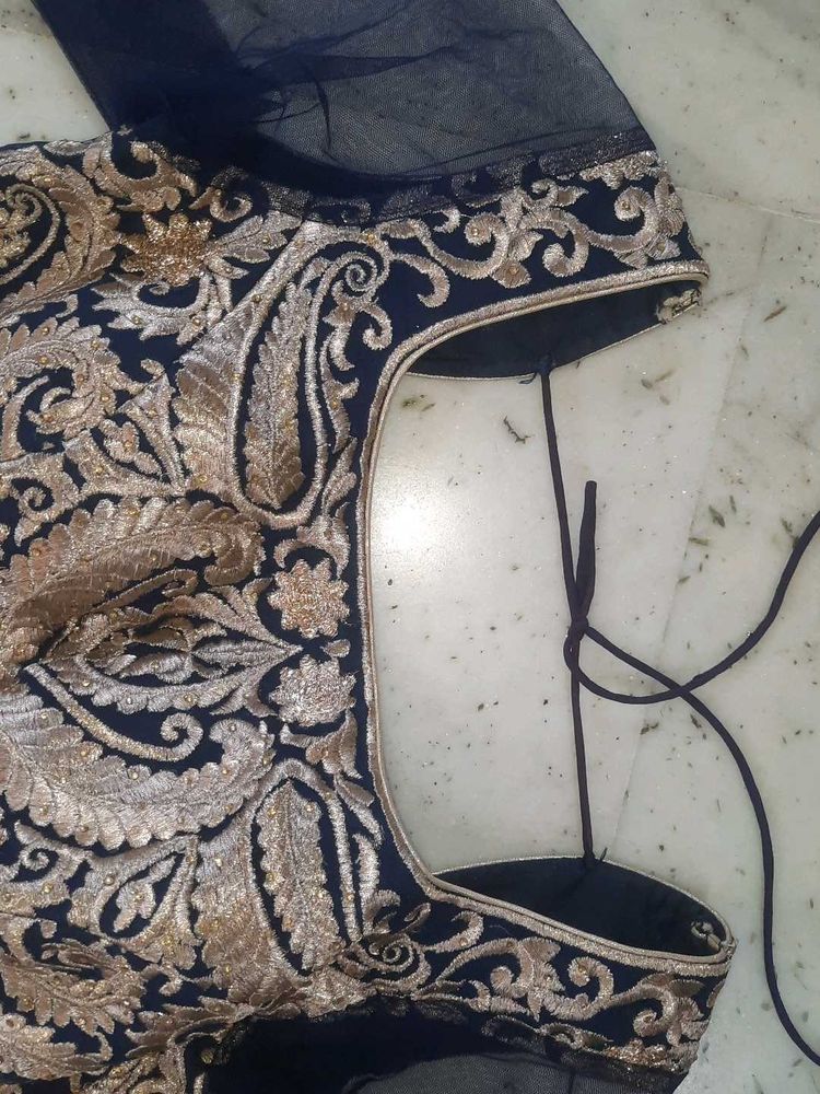 Elegant Embroided Ethnic Gown
