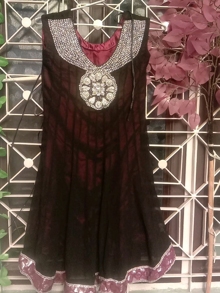Women A Line Partywear Kurtie