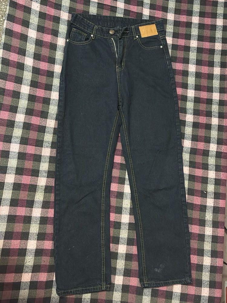 Dark Wash Straight Leg Jeans