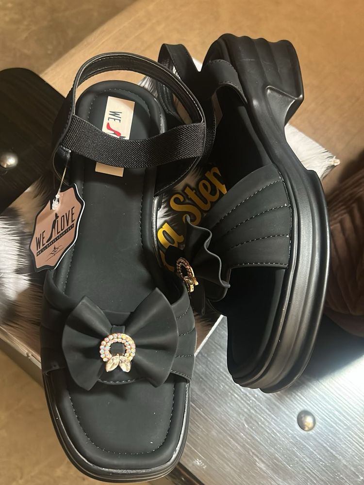 Black Platform Sandals For Women