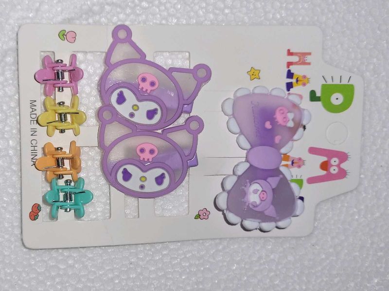 Kuromi Hair Clips