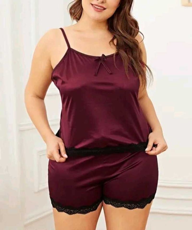 Satin Cami &amp; Shorts Set