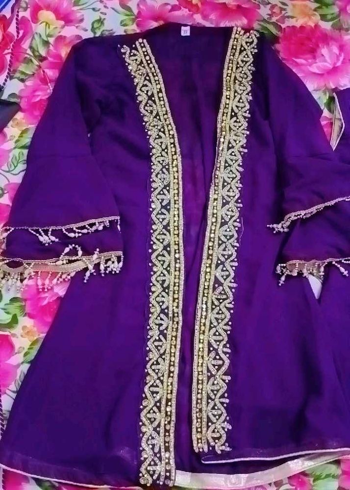 Elegant Purple Kurta Set