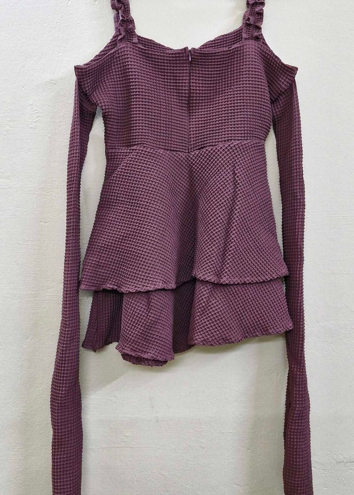Back Tiered Mini Dress