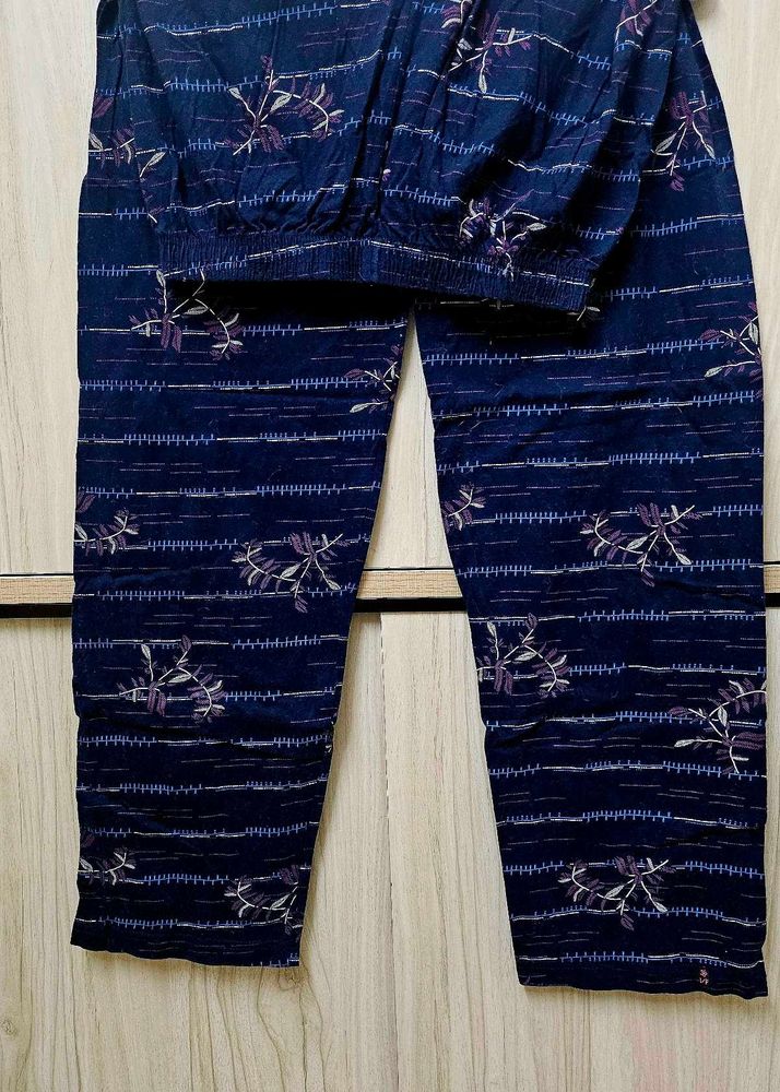 Floral Print Pajama Bottoms