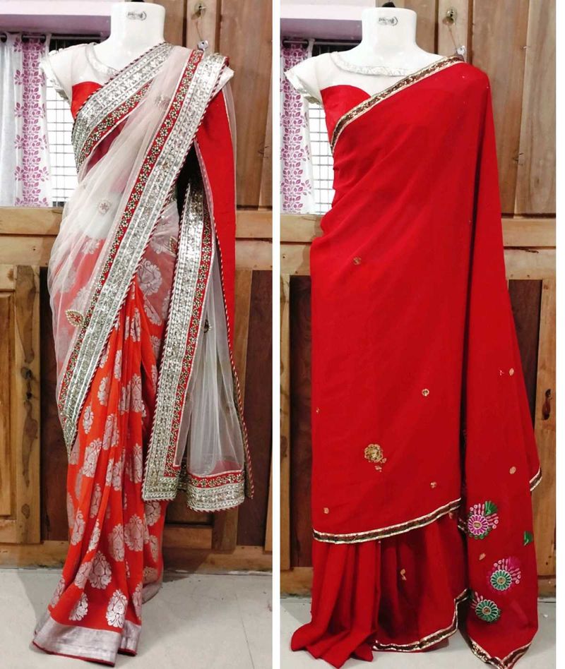 Red Colour Saree