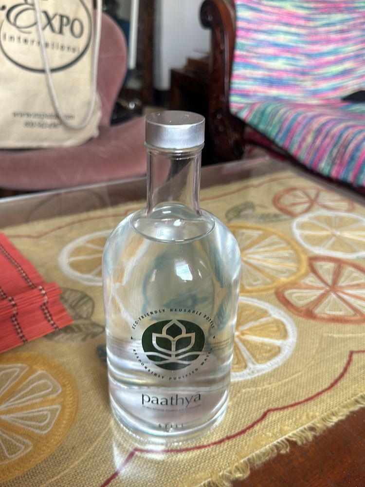 Paathya Water Bottle, Premium Quality Glass Bottle