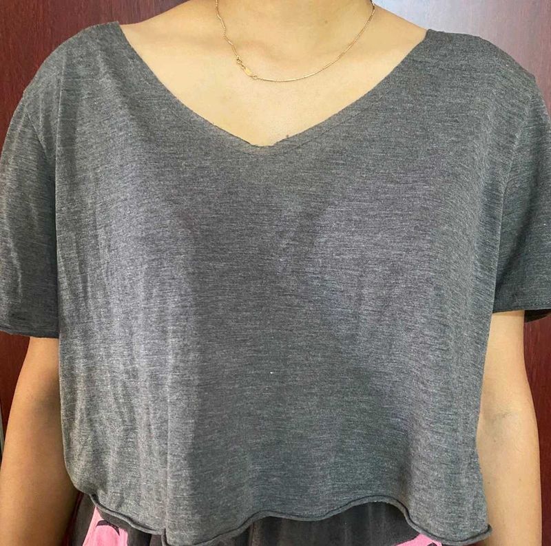 Shein Grey Tshirt