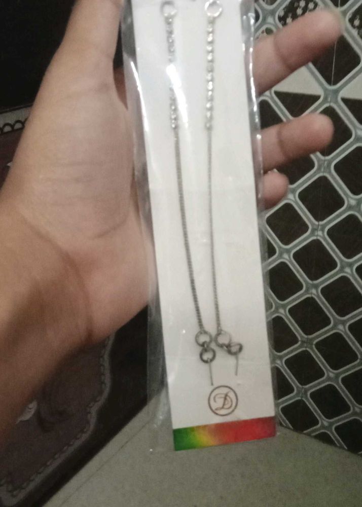 New Silver Chain Earrings