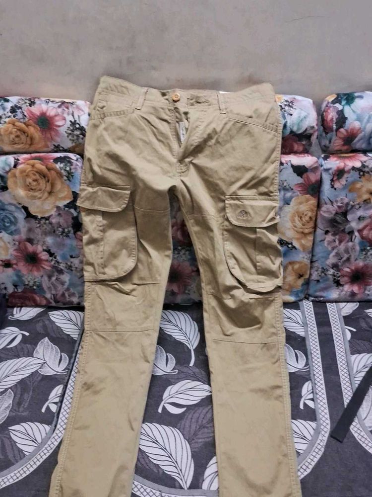 Khaki Cargo Pants