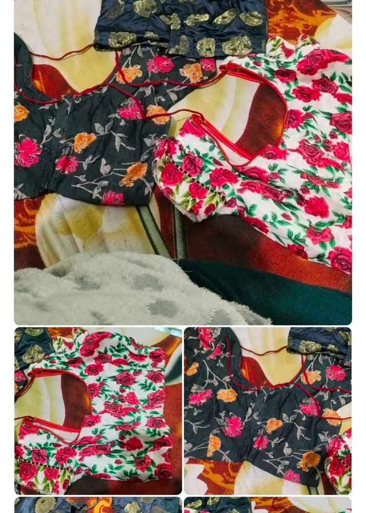 Floral Blouse Set