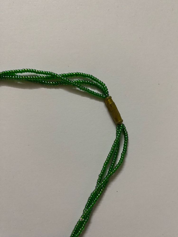 Green Beaded Necklace
