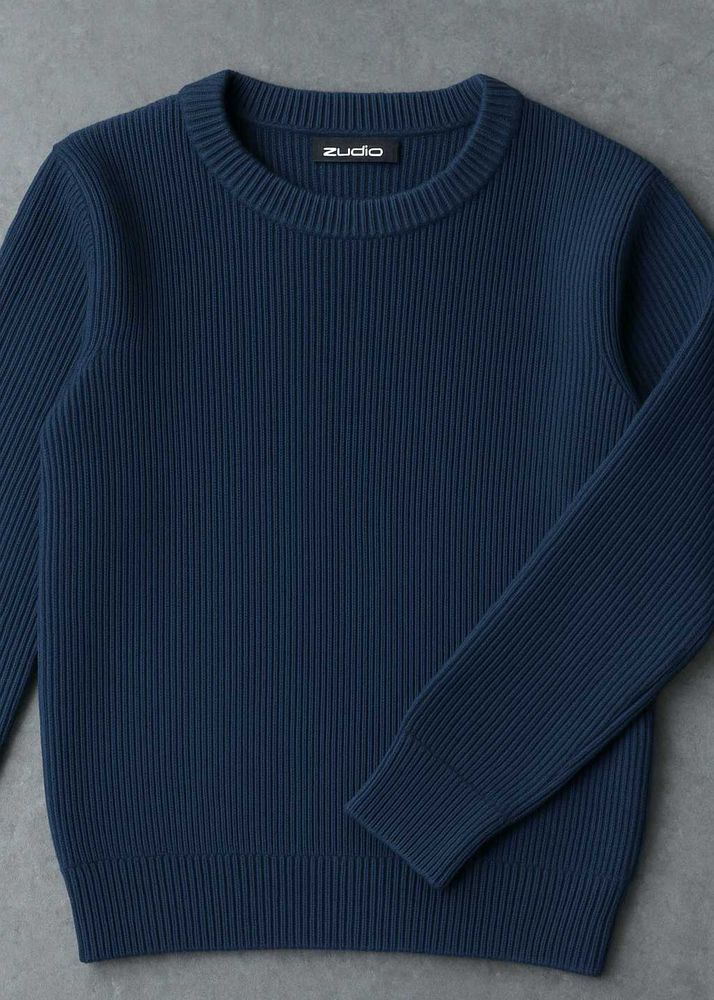 Blue Knit Sweater