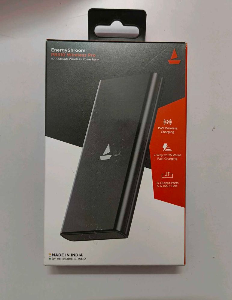 boAt 10000 mAh 22.5 W Wireless Power Bank