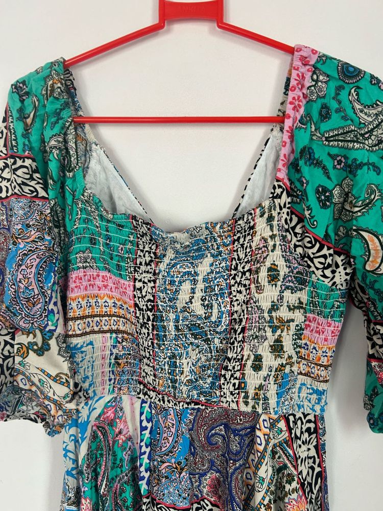 Printed Maxi Dress