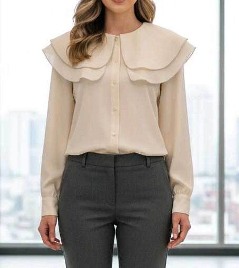 Beige Blouse *Clearance*