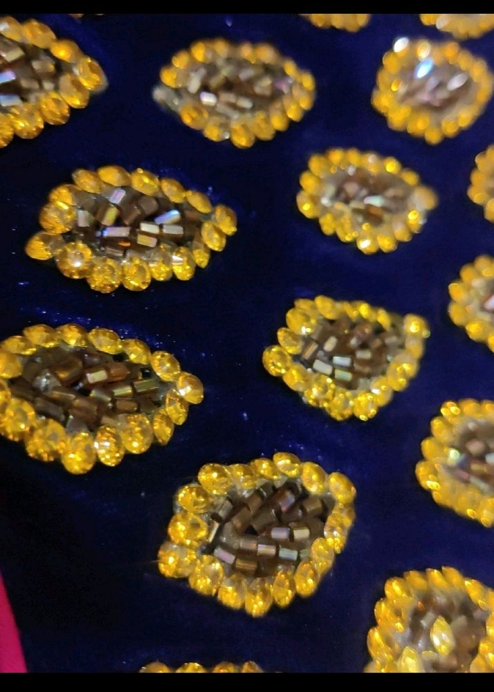 Embellished Velvet Fabric