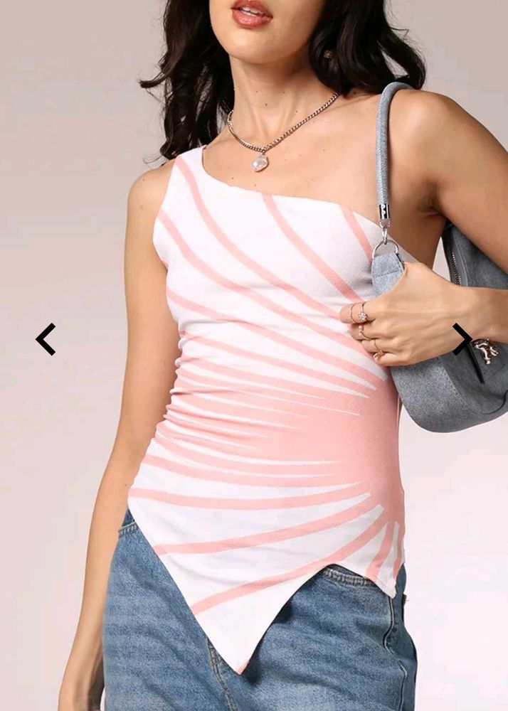 Stylish One-Shoulder Tank Top