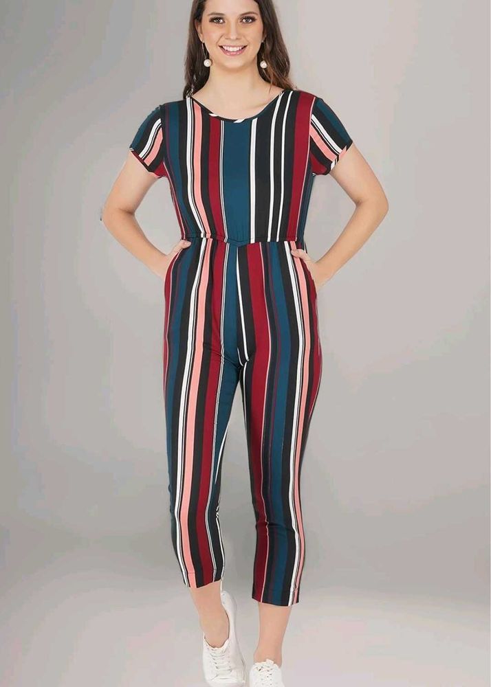Striped Jumpsuit