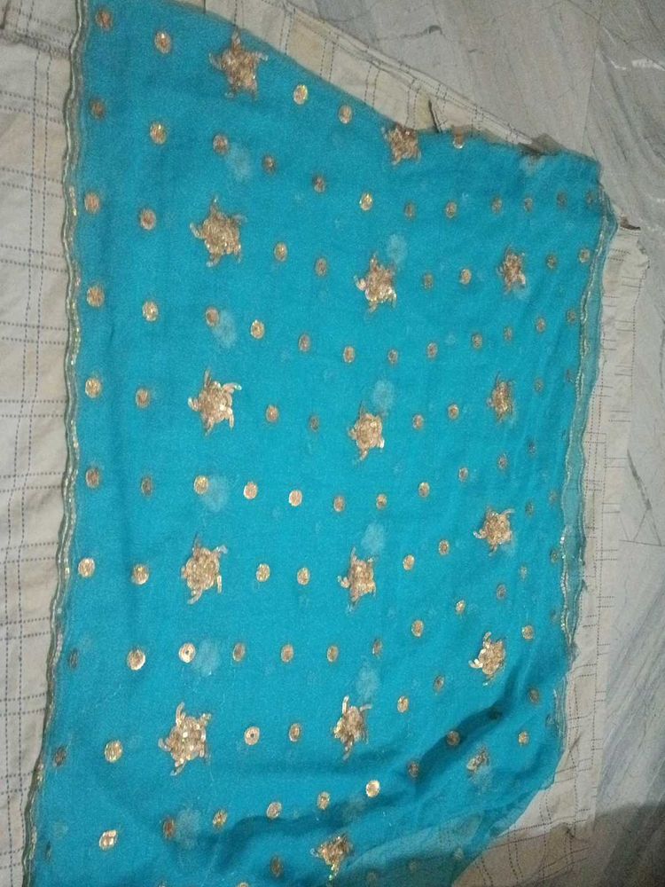 Beautiful Blue Dupatta